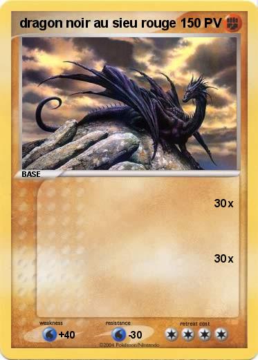 Pokemon dragon noir au sieu rouge