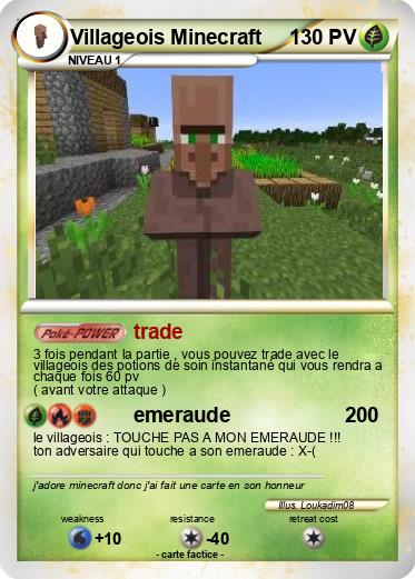 Pokemon Villageois Minecraft