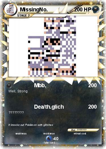 Pokemon MissingNo.