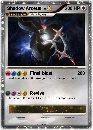 Pokemon Shadow Arceus