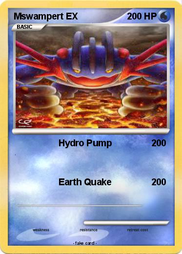 Pokemon Mswampert EX