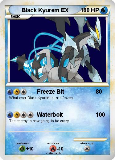 Pokemon Black Kyurem EX