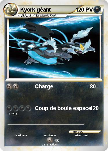 Pokemon Kyork géant