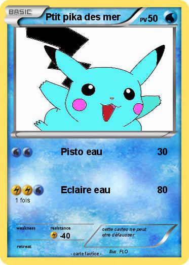 Pokemon Ptit pika des mer