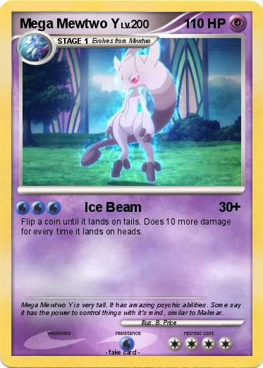 Pokemon Mega Mewtwo Y