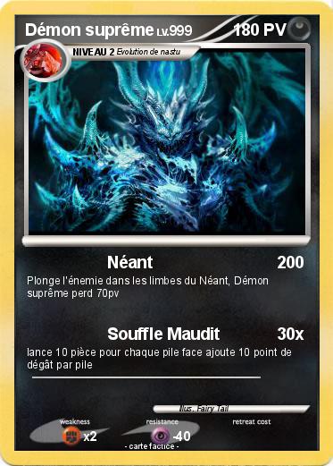 Pokemon Démon suprême
