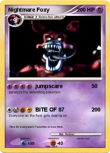 Pokemon Nightmare Foxy