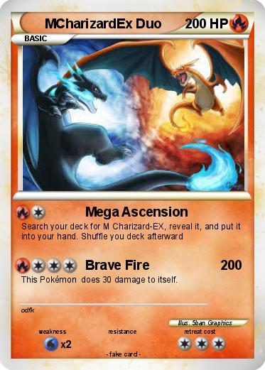 Pokemon MCharizardEx Duo