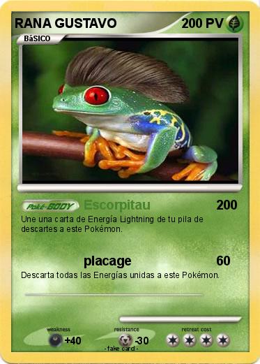 Pokemon RANA GUSTAVO