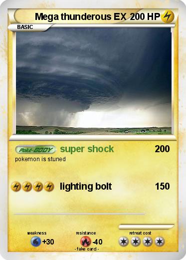 Pokemon Mega thunderous EX