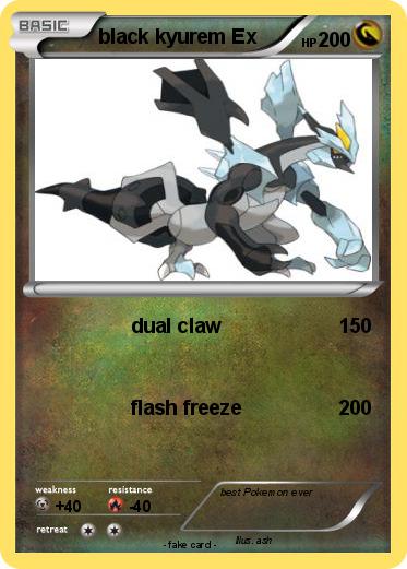 Pokemon black kyurem Ex