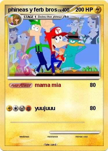 Pokemon phineas y ferb bros