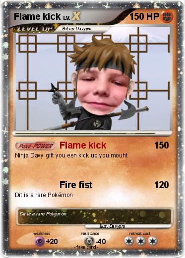 Pokemon Flame kick