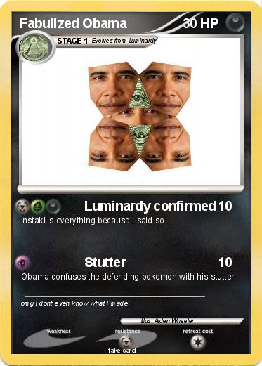 Pokemon Fabulized Obama