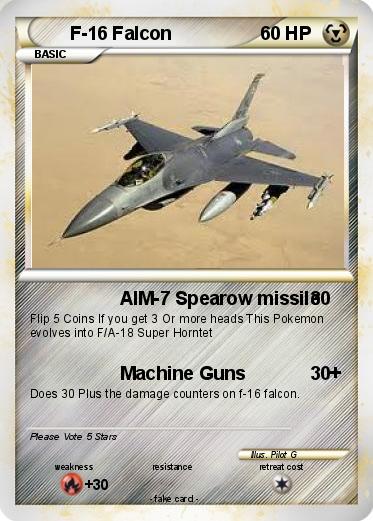 Pokemon F-16 Falcon