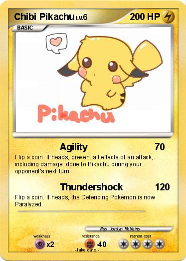 Pokemon Chibi Pikachu