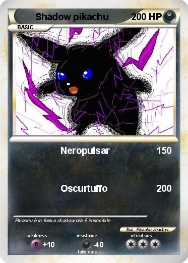 Pokemon Shadow pikachu