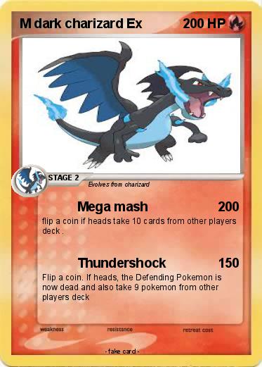 Pokemon M dark charizard Ex