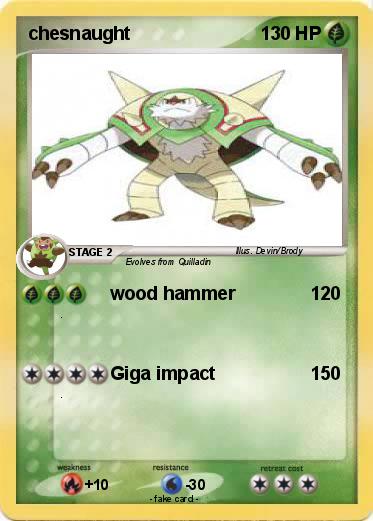 Pokemon chesnaught