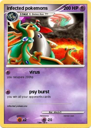 Pokemon infected pokemons