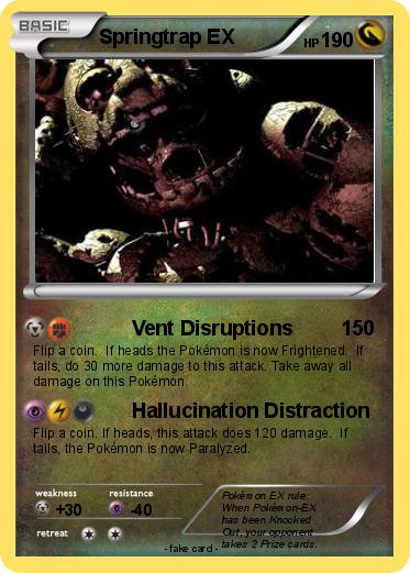 Pokemon Springtrap EX