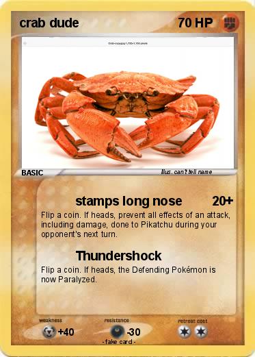 Pokemon crab dude