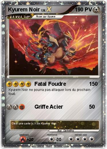 Pokemon Kyurem Noir