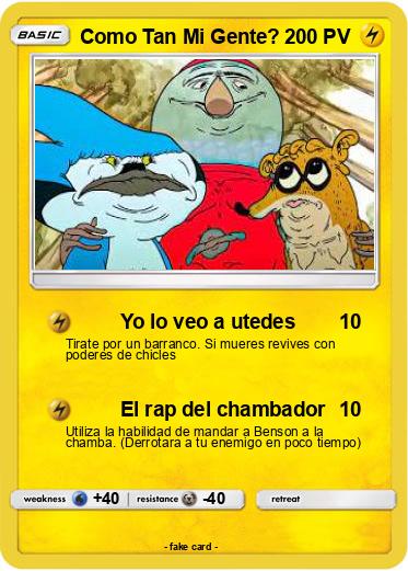 Pokemon Como Tan Mi Gente?