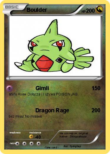 Pokemon Boulder