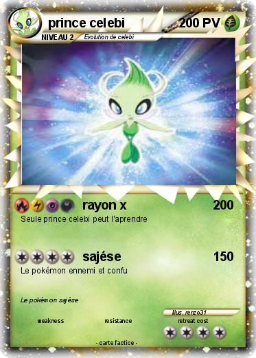Pokemon prince celebi
