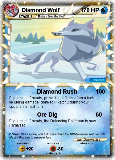Pokemon Diamond Wolf