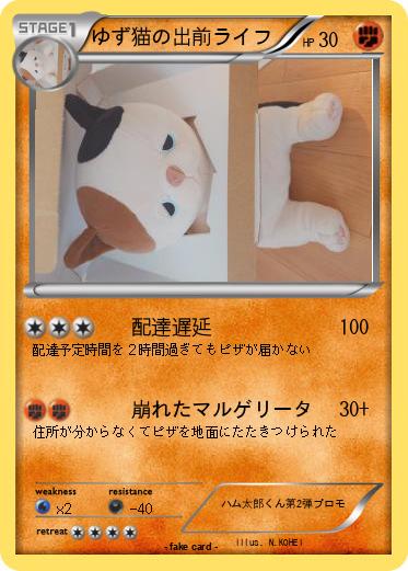 Pokemon ゆず猫の出前ライフ