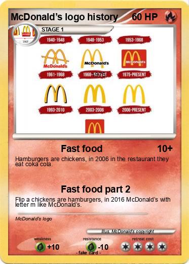 Pokemon McDonald’s logo history