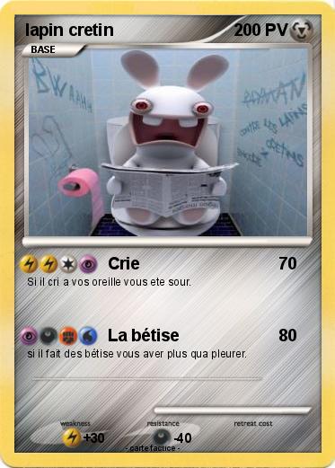 Pokemon lapin cretin