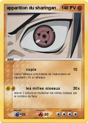 Pokemon apparition du sharingan