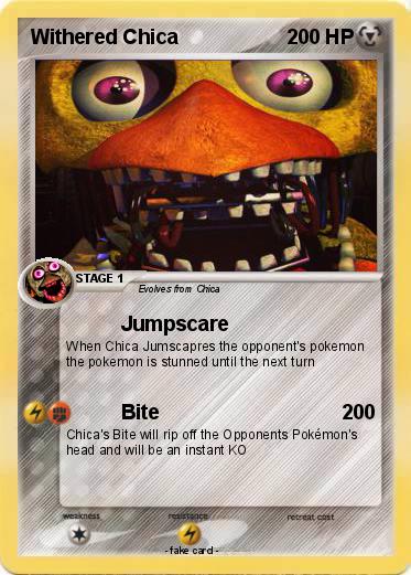 Pokemon Withered Chica