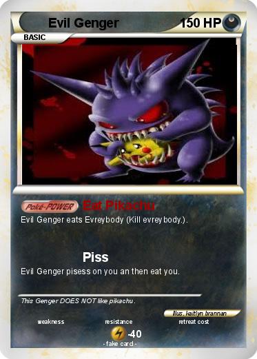 Pokemon Evil Genger
