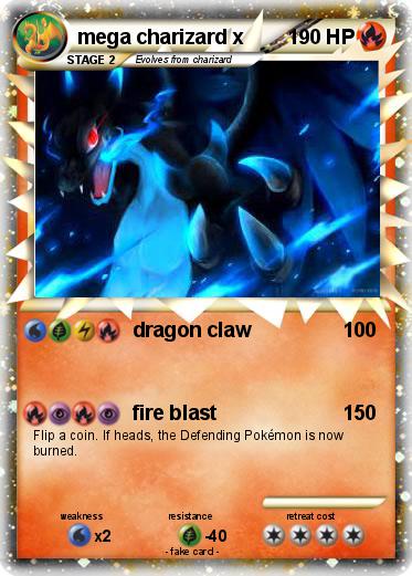 Pokemon mega charizard x