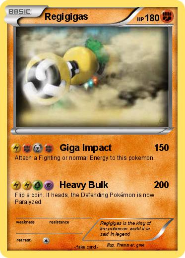 Pokemon Regigigas