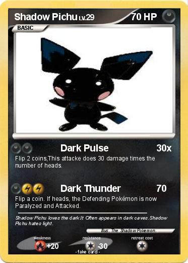 Pokemon Shadow Pichu
