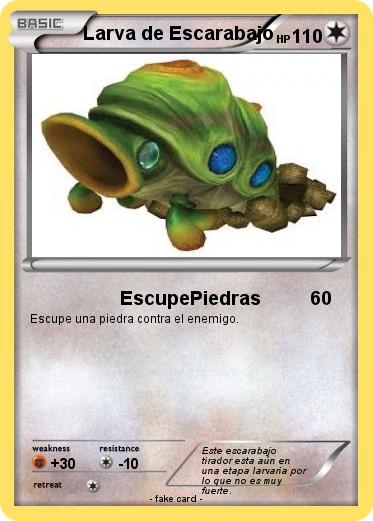 Pokemon Larva de Escarabajo