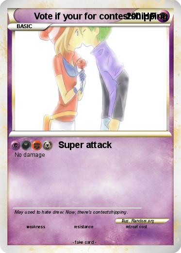 Pokemon Vote if your for contestshipping
