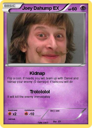 Pokemon Joey Dahump EX