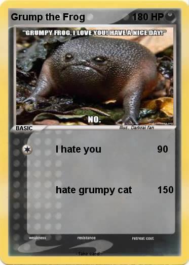 Pokemon Grump the Frog