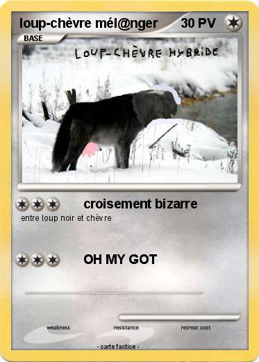 Pokemon loup-chèvre mél@nger