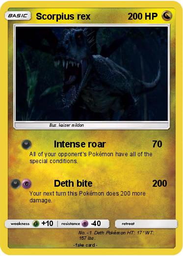 Pokemon Scorpius rex