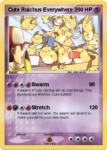 Pokemon Cute Raichus Everywhere