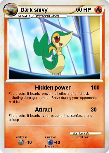 Pokemon Dark snivy