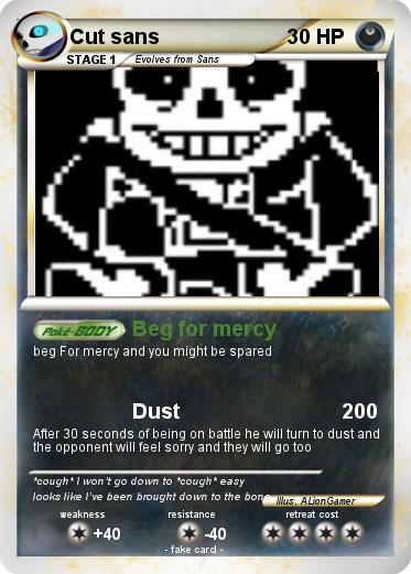 Pokemon Cut sans