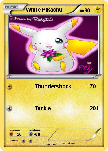 Pokemon White Pikachu